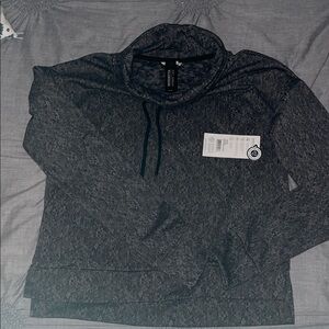 Mondetta Heathered Charcoal Cowl Pullover